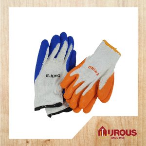 PROGLASS LATEX COATED SHOWA GLOVE (ORANGE/BLUE)
