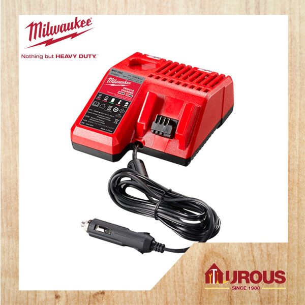 MILWAUKEE M12-M18 12V-18V CAR VEHICLE VOLT CHARGER ( M12-18AC )