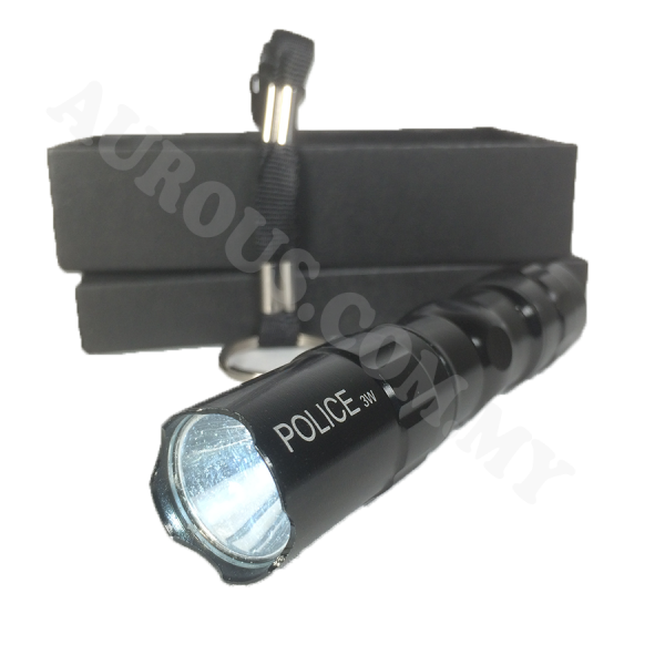 Portable Outdoor 1 Mode Water Resistant 3W LED Mini Torch Light