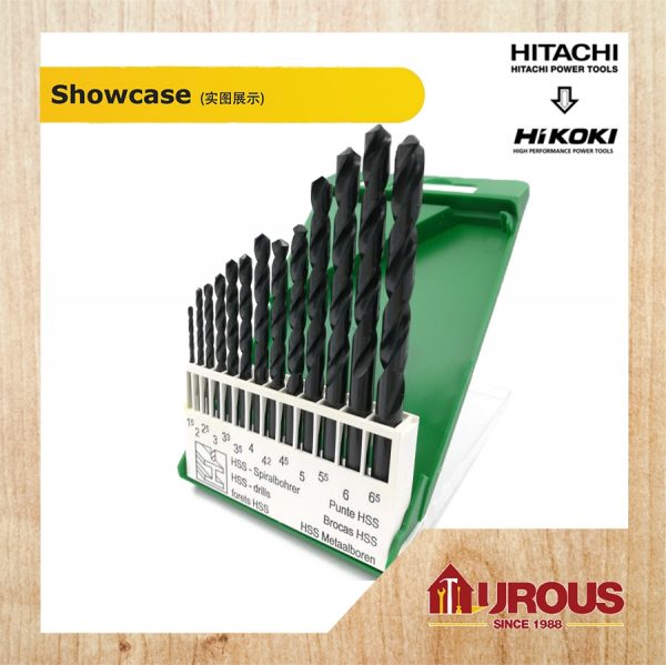 HITACHI METAL HSS DRILL BIT SET 13PCS 401288 - Image 4