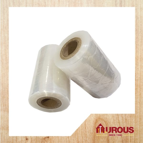 STRETCH FILM BABY ROLL PACKAGING WRAP(TRANSPARENT) (SHORT) 4'' 0.02MM X 100MM