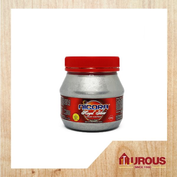 NICORA ROYAL SILVER PAINT 250G (WATER BASED)