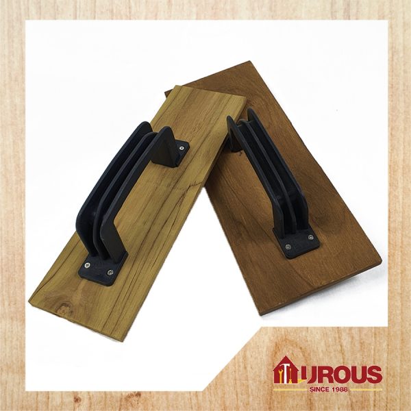 WOOD PLASTER TROWEL 1/2'' X 5''  /  3/8'' X 4''  (TEAKWOOD)