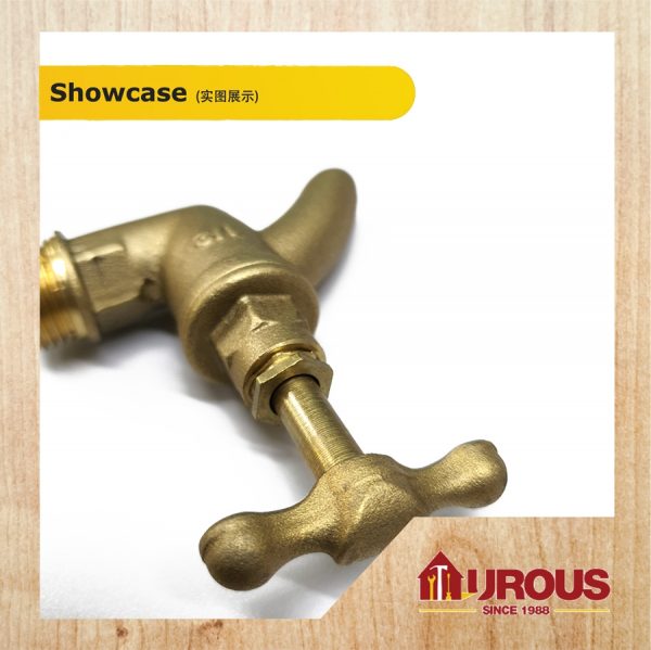 CITY COPPER BRASS BIB TAP L/D 15MM(1/2") (15/180PPB) - Image 5