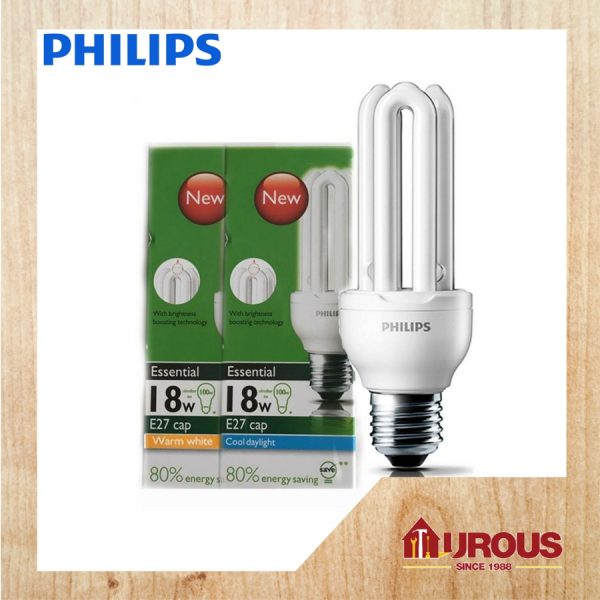 Philips Essential 18W E27 220-240V  Lighting Bulb-(1 piece) - Image 2