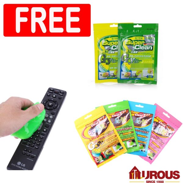 Schticky Sticky Buddy (B) 3 unit set Reusable Lint Rollers( FREE Magic Clean Cleaning Compound x 1 ) - Image 3