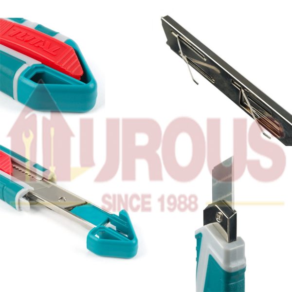 Total Utility Knife Cutter Blade Self Loading 3pcs THT511836 - Image 3