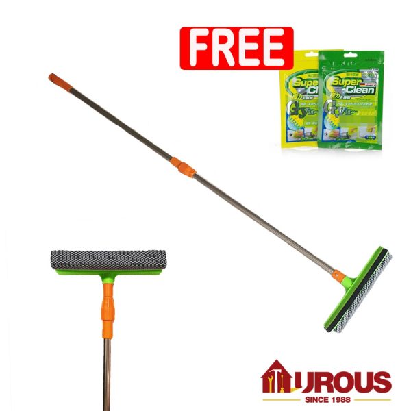 Two Sided Window Glass Cleaner Wiper 9 1/2'' (sponge) - Image 5