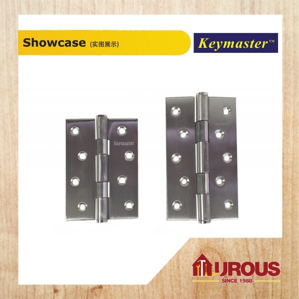 KEYMASTER STEEL FINISHING HINGES / ENGSEL PINTU 4'' 5'' ( 1 PAIR ) - Image 3