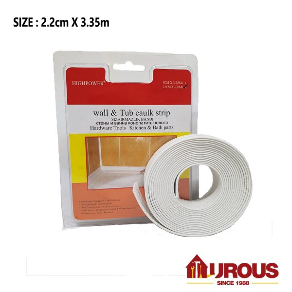 highpower tub and wall caulk strip tile reform (white) - Image 3