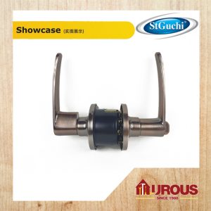 ST GUCHI KEYED EXTERIOR LOCK CYLINDRICAL LEVER SET TUBULAR LEVER (TL8900AC) - Image 4
