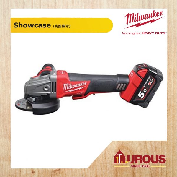 MILWAUKEE M18 FUEL 5" (125MM) BRAKING GRINDER M18 CAG125XPDB-502C - Image 3