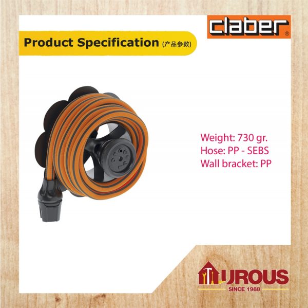CLABER GARDEN HOSE SPRINGY 15M GCB-9334 - Image 3