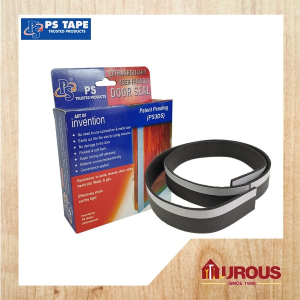 PS TAPE DOOR SEAL PS3DS 30MM x 1METER (DARK GREY)