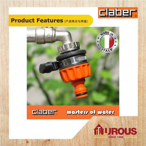 CLABER SMOOTH TAP CONNECTOR 8525 - Image 4