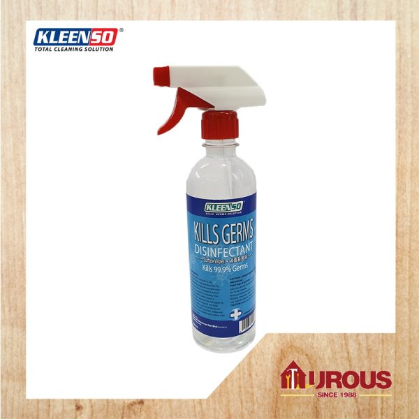 KLEENSO 99.9% KILLS GERMS WATER BASE DISINFECTANT LIQUID SPRAY 500ML