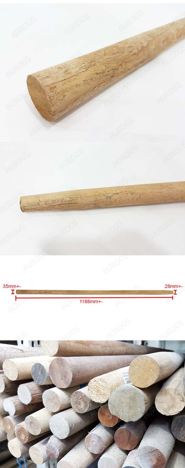 Shovel Wooden Stick 4 Feet (Wood Handle Only) - Image 2