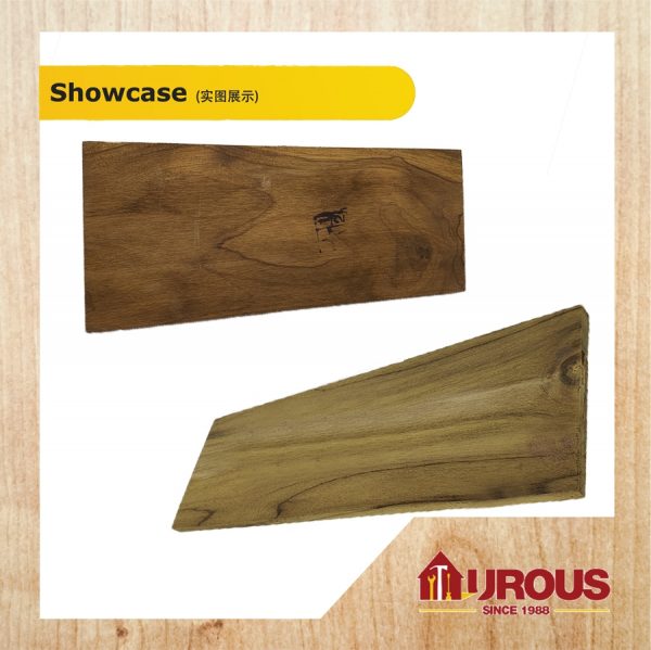 WOOD PLASTER TROWEL 1/2'' X 5''  /  3/8'' X 4''  (TEAKWOOD) - Image 4