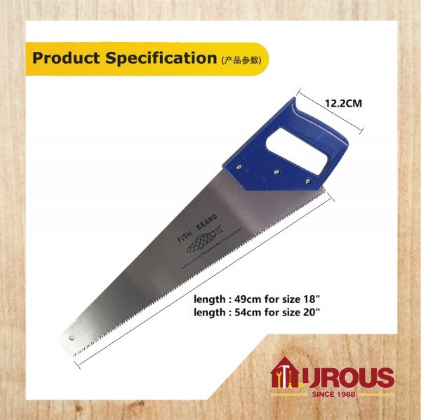Japan Fish Brand Handsaw 18" 20'' - Image 4