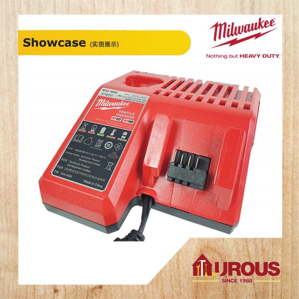 MILWAUKEE M12-M18 12V-18V CAR VEHICLE VOLT CHARGER ( M12-18AC ) - Image 2