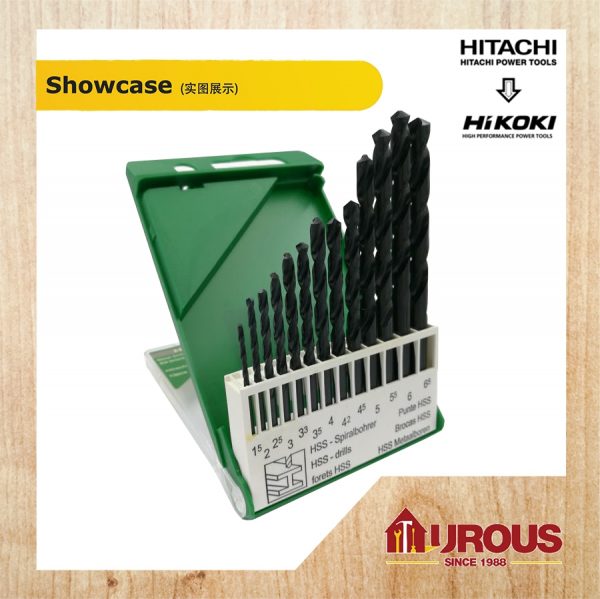 HITACHI METAL HSS DRILL BIT SET 13PCS 401288 - Image 5