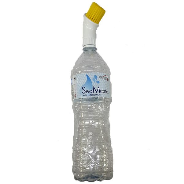 Plastic water bottle multi function cap Connect Creative Brush