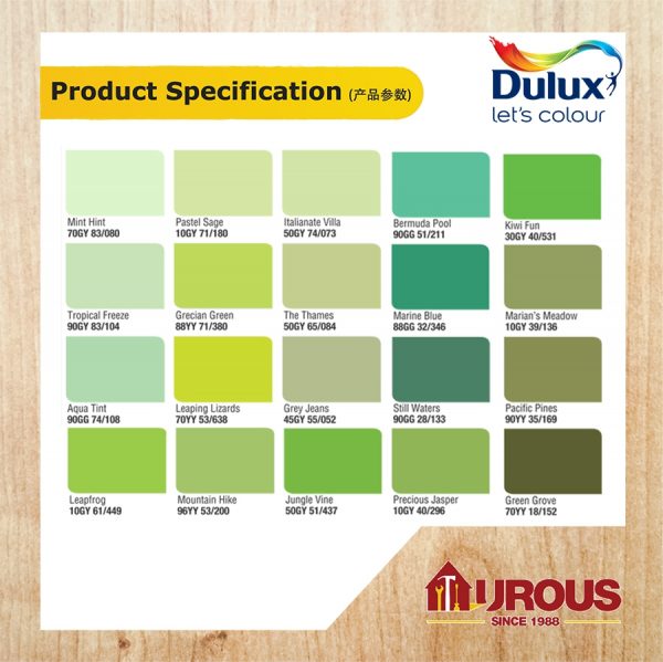 DULUX EASYCLEAN 1 LITRE (GREEN SERIES) - Image 4