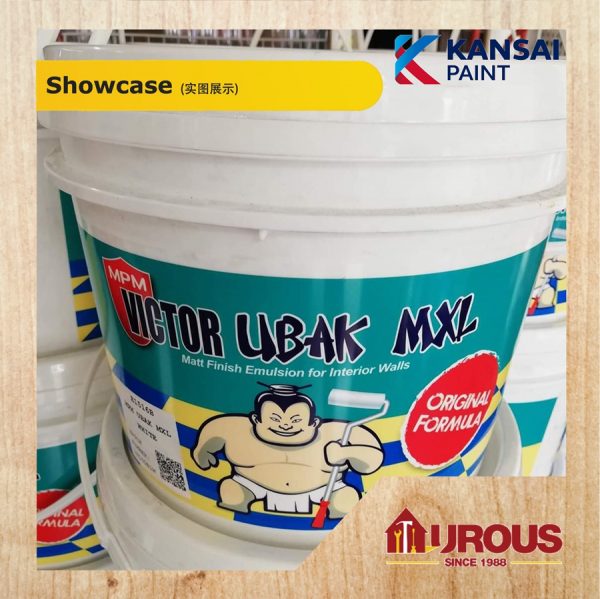 MR PAINT MAN EMULSION PAINT WHITE/MXL EMULSION PAINT WHITE 18L CAT PUTIH - Image 4