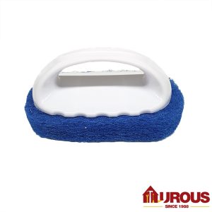 Scourer Blue Pad Cleaning Brush with PVC Handle