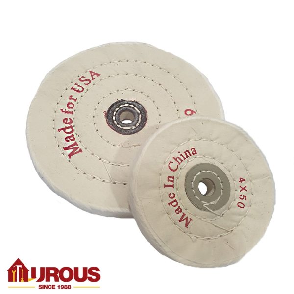 White Sewing Buffing Mop Wheel (Arbor Size) - Image 3