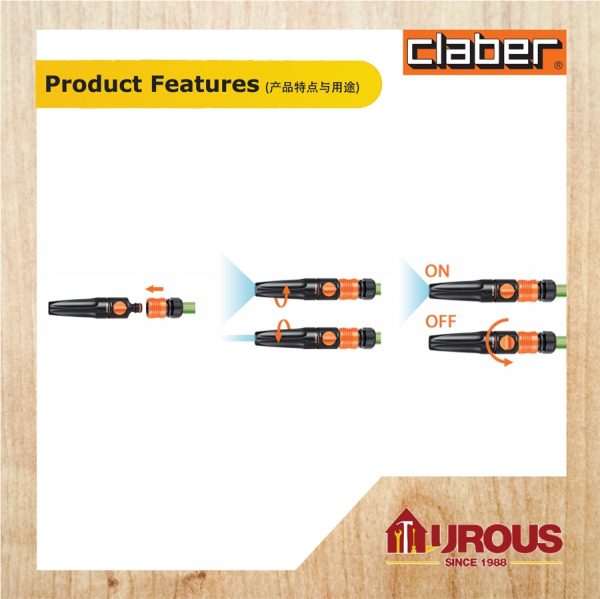 CLABER ''PLUS'' SPRAY NOZZLE GCB-8537 - Image 2