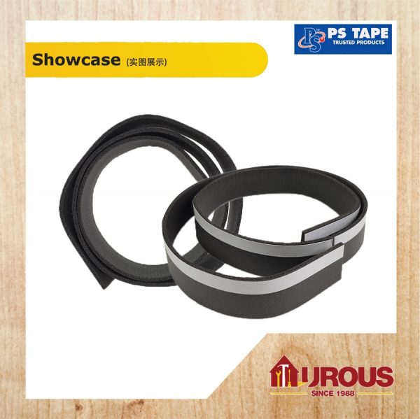 PS TAPE DOOR SEAL PS3DS 30MM x 1METER (DARK GREY) - Image 3