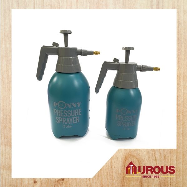 PONNY PRESSURE GARDEN PUMP SPRAYER (1L/2L) COPPER NOZZLE HEAD