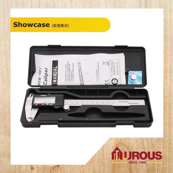 S/S DIGITAL VERNIER CALIPERS PVC MEASUREMENT CASE (0-150MM) - Image 3