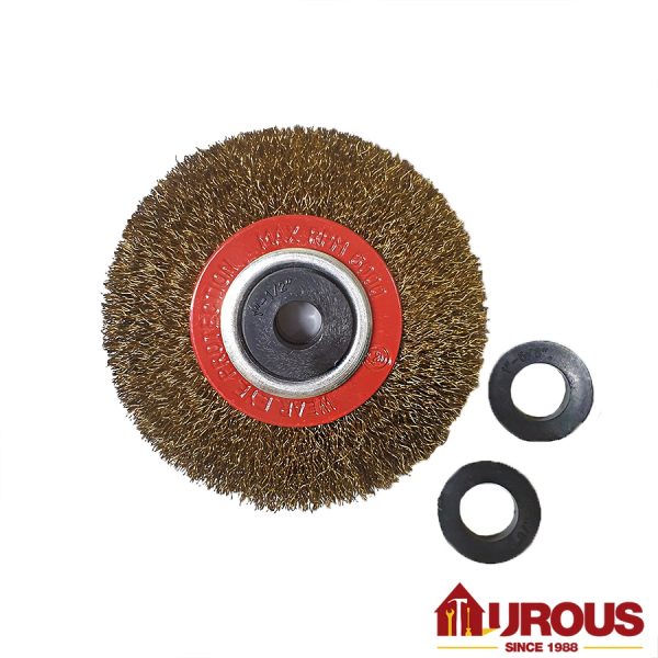 Lion Brass Coated Wheel Brush