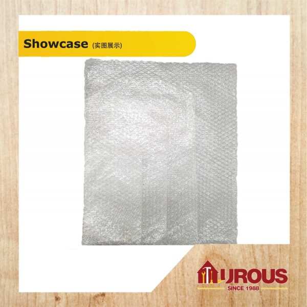AIR BUBBLE BAG SINGLE LAYER WITH FLAP TRANSPARENT COLOUR (S/L) [10pcs/pack] - Image 2