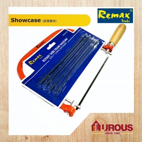 REMAX ROTARY WIRE HACKSAW 7" C/W FRAME, WITH 4 BLADES (82-HS218) - Image 3