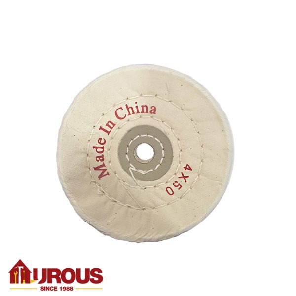 White Sewing Buffing Mop Wheel (Arbor Size)
