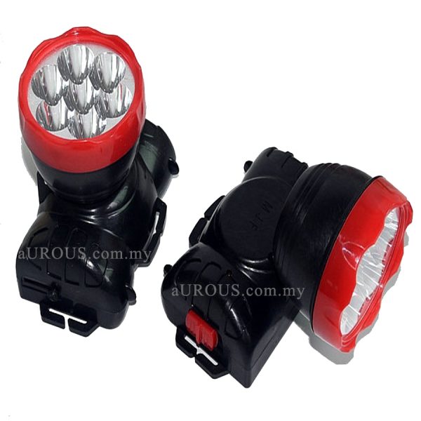 [PROMO] 7 LED Rechargeable Head Lamp/ LED head Light 8877 - Image 2
