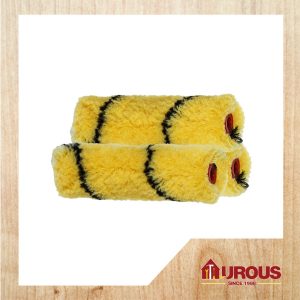 PAINT ROLLER REFILL BULU CAT ROLLER BLACK/YELLOW 4'' (10 PCS/BOX)