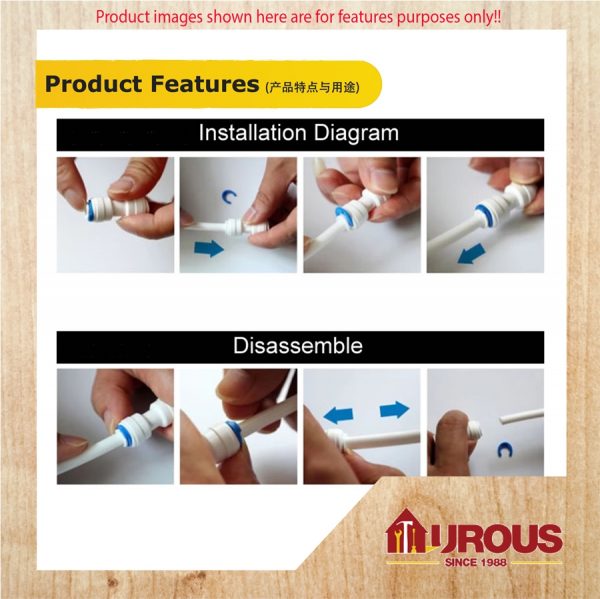 WATER FILTER HOSE (FILTER MACHINE USE) 6MM(1/4'') / 8MM(3/8'') - ( 1 METER ) - Image 5