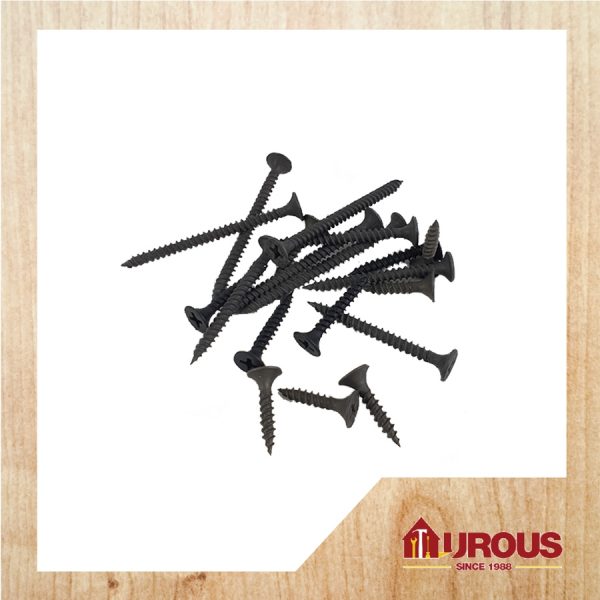 BLACK DRYWALL SCREW #6 - (100pcs)