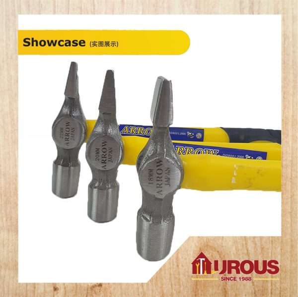 ARROW FIBRE HANDLE WIRING HAMMER 18MM 20MM 22MM - Image 2