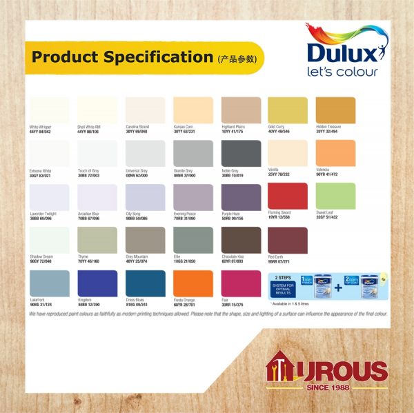DULUX WATER-BASED GLOSS (5 LITRE) BASE - B / C / D - Image 2