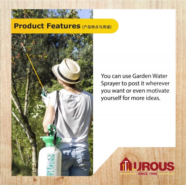 NICEMAN GARDEN PRESSURE SPRAYER 5LT NM-500 / 8LT NM-800 - Image 2