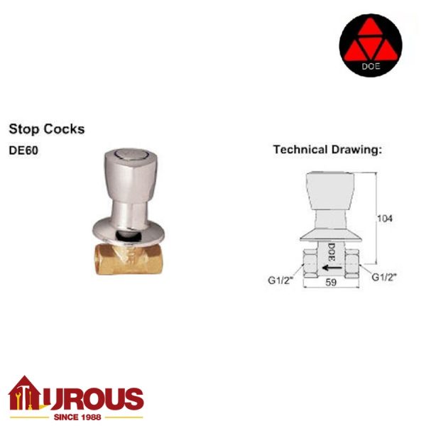 Doe Basic Series Concealed Shower Stopcock DE60B DE60 DE60A - Image 5