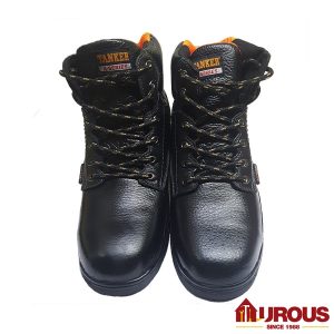 Tanker Safety Shoes Mid Cut 1603-2 Black Leather