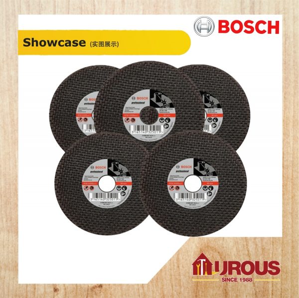 BOSCH FIBRE CUTTING DISC 4" 105MM x 1.0MM x 16MM (2608607414) [1 PIECE] - Image 3