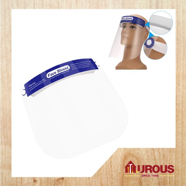 PLASTIC FACE SHIELD FACE PROTECTOR -TRANSPARENT-