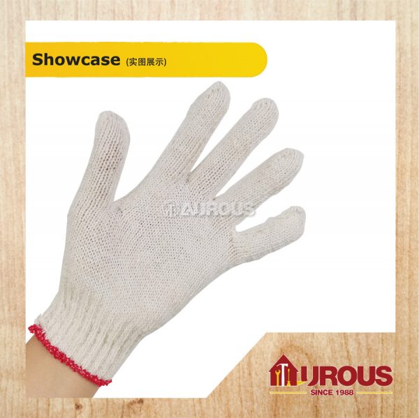 KNITTED COTTON HAND GLOVES #104 - Image 2